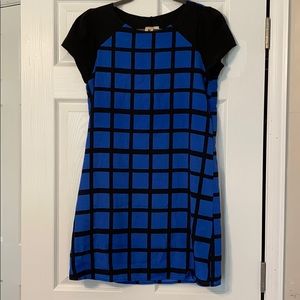 Window pane dress